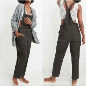 EUC AERIE WERK & PLAY CORDUROY OVERALL